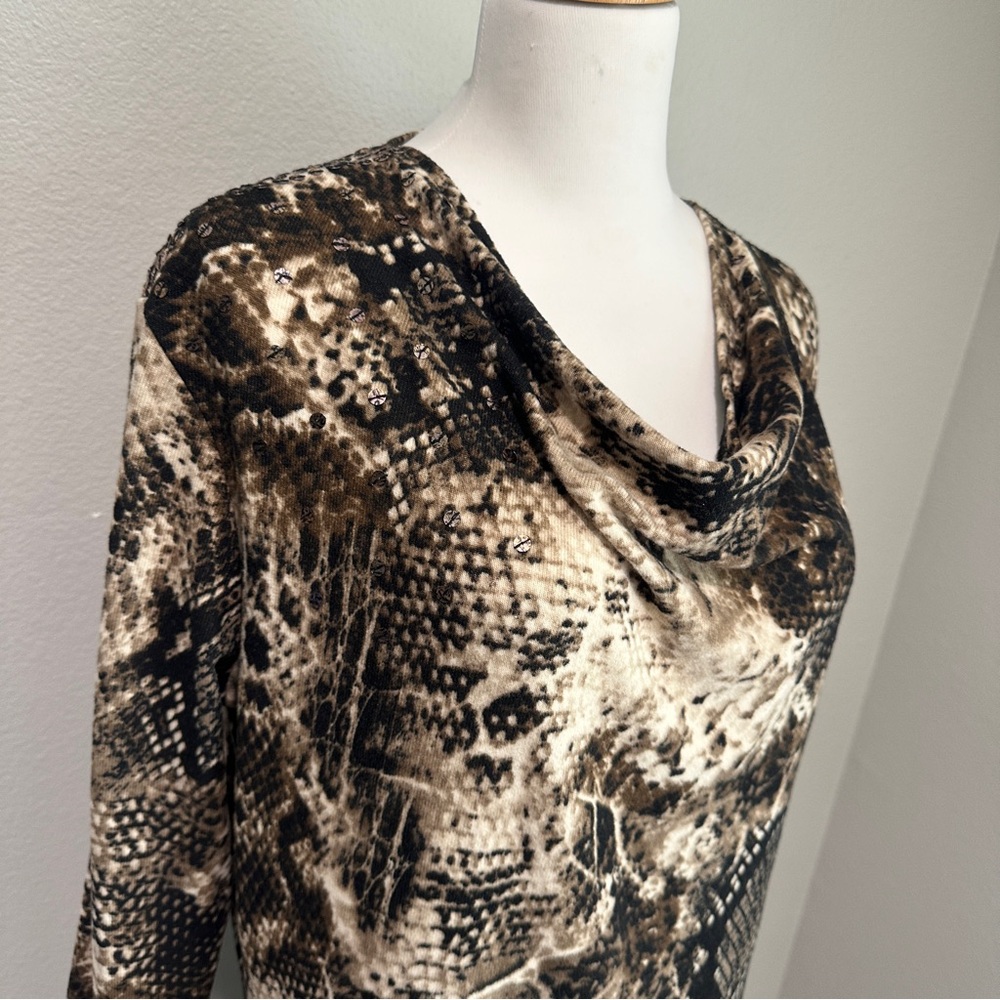 Double D Ranch Exotic Python Snakeskin Velvety Tu… - image 10